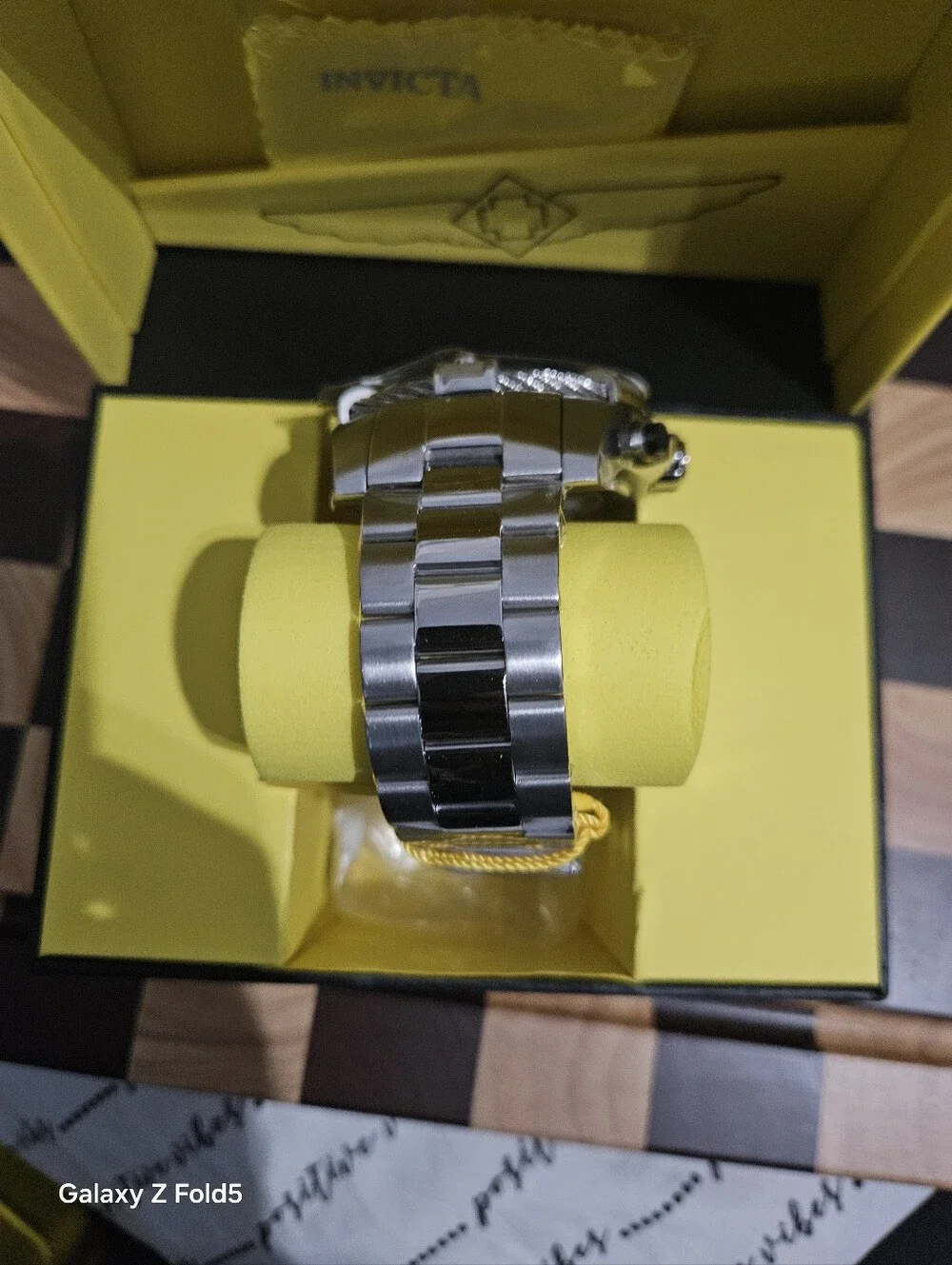 Invicta Bolt Men's Silver Stainless Steel Chronograph Watch 52mm